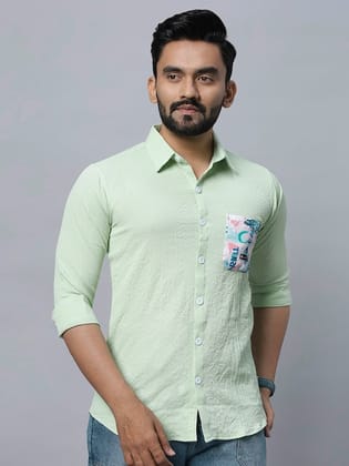 Men Relaxed Opaque Striped Casual Shirt