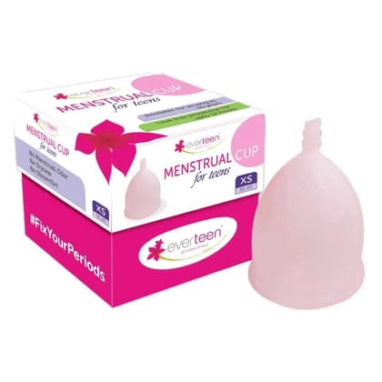 everteen XS Menstrual Cup (Extra Small) for Periods in Teenage Girls - 16ml Capacity