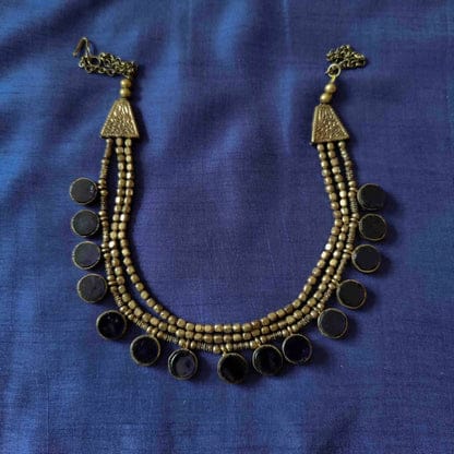 Six Layered Coin Necklace