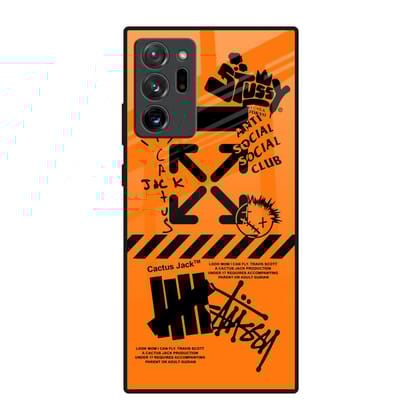 Anti Social Club Glass Case for Samsung Galaxy Note 20 Ultra