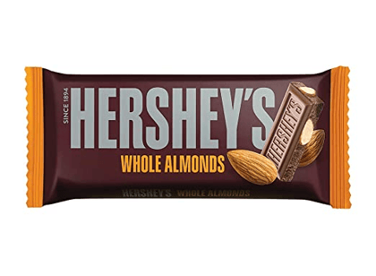 Hershey's Whole Almond Chocolate Bar, 40 gm