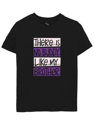 No Buddy Like My Brother - Tee-1-2 years / Black / Yes