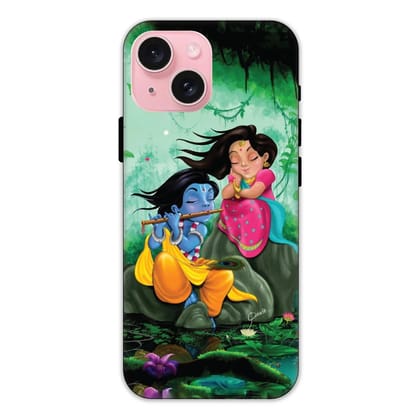 Radha Krishna - Hard Cases For Apple iPhone Models-Apple iPhone 15