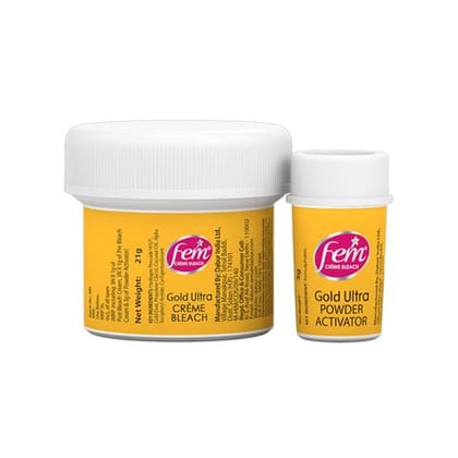 Fem Cream Bleach - Gold Ultra, 30 gm Box