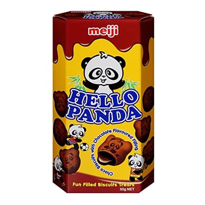Meiji Hello Panda Cocoa Biscuit, 50 gm