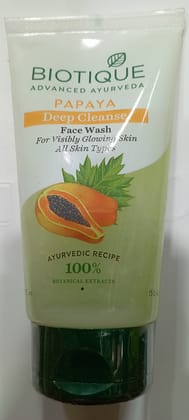 Biotique advance ayurveda papaya deep cleanse face wash 100 ml