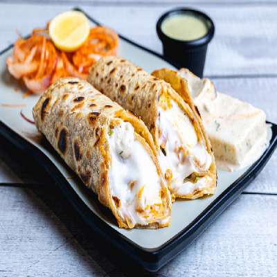 Malai Paneer Tikka  Kaathi Roll