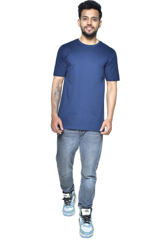 Pack of 4 Men Solid Round Neck Pure Cotton Multicolor T-Shirt