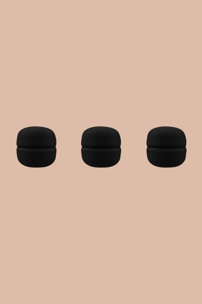 No-Snag Hijab Magnets Black - 3 Pack