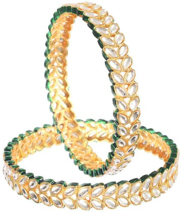 Jewar Mandi - Gold Kada Set ( Pack of 1 ) - None