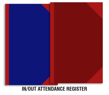 Attendance In/Out Register