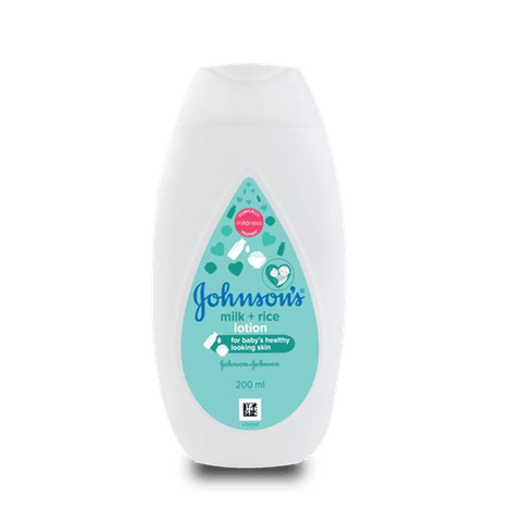 Johnson'S Baby Milk & Rice Lotion, 200 ml Bottle
