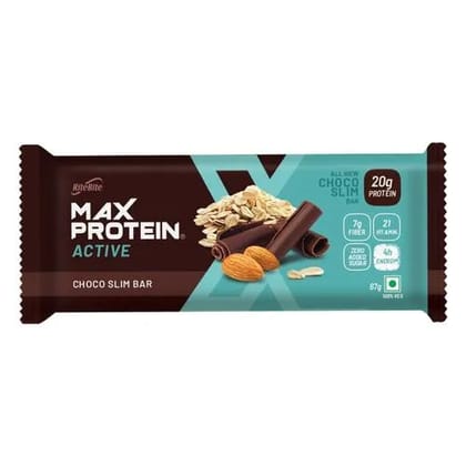 RiteBite Max Protein Active Choco Slim Bar, 67 gm
