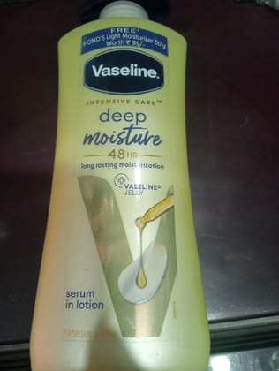 Vaseline. Deep Moisture Long lasting moisturization Serum In lotion 