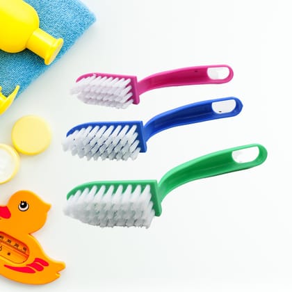 7956 Multi-Purpose Kitchen Cleaning Brushes - Fish Cleaning Vegetable Cleaning Tool Cleaner Utensils Fruit Cleaning, 3 Pieces