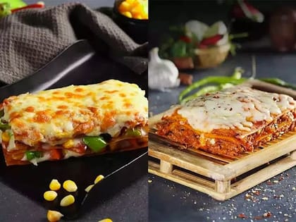 Lasagne- Veg & Non Veg For 2 - Combo