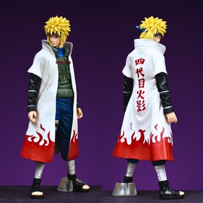 THE FOURTH HOKAGE - YELLOW FLASH OF THE LEAF MINATO ACTION FIGURE (27 CM HEIGHT) - NARUTO