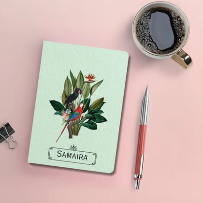 Personalised Notebook - A5 size - Exotic Whispers-Soft Cover