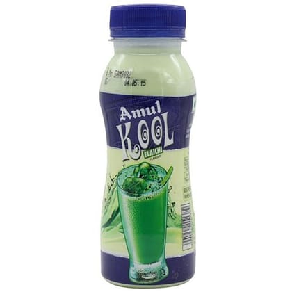 Amul Kool Milk - Elaichi Flavour, 200 Ml Pet Bottle(Savers Retail)