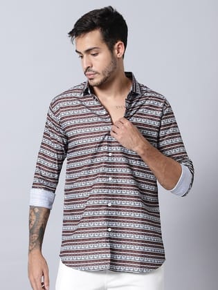 Classic Ethnic Printed Casual Shirt
