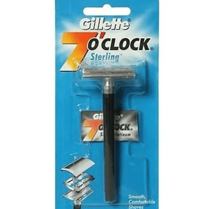 GILLETTE 7O'CLOCK STERLING GEN 1PCS  