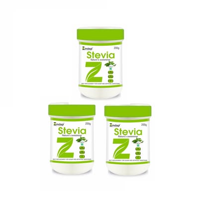 Zindagi Stevia Nature's Sweetener Powder 200g-Pack of 3