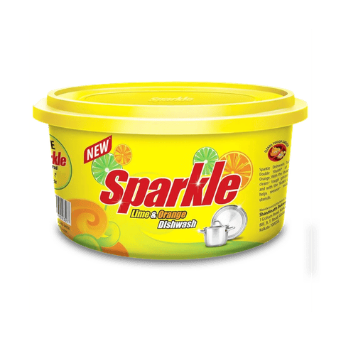 Sparkle Lime & Orange Dishwash Bar, 600 gm Tub