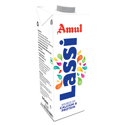 Amul Lassi - Rose Flavour, Source Of Calcium & Protein, 1 L Carton(Savers Retail)