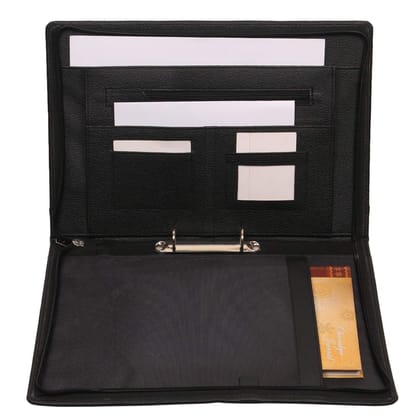 Katyani Leatherette Material Professional 2 Ring File Folders to Keep Your Important Certificates (20 Leaf, Size: FS)