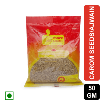 More Choice Superior Carom Seeds, 50 gm Pouch
