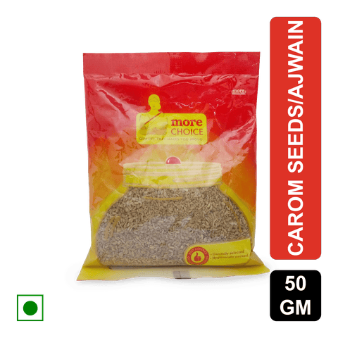 More Choice Superior Carom Seeds, 50 gm Pouch