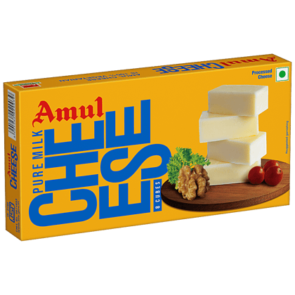 Amul Processed Cheese Chiplets Cubes, 200 g (8 Cubes)(Savers Retail)