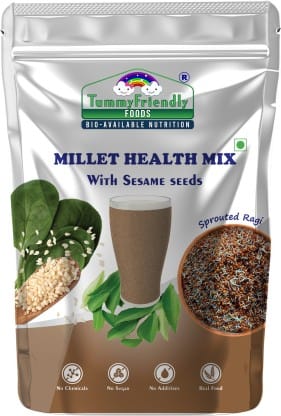 TummyFriendly Foods Organic Millet Health Mix With Sesame Seeds and Curry Leaves, 800 gm