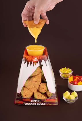 Cheesy Meltin' - Volcano Samosa Bucket