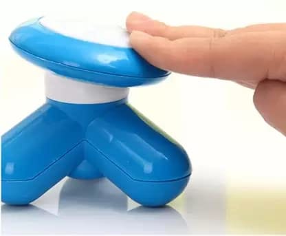 Hotfix Handheld Massager Mini Portable Vibrating Body Massager for Hand, Head, Shoulder, Neck, Back, Legs, Arms, Pain Release Massager. Battery operated included Electric Power.
