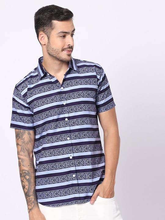 Classic Fit Ethnic Motifs Printed Casual Shirt