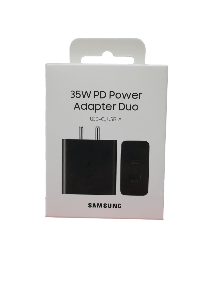 Samsung Galaxy S20 FE 35W PD Dual Port Super Fast Charging Power Adapter (Only Adapter)