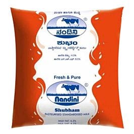 Nandini Shubham Milk(Orange), 500 Ml
