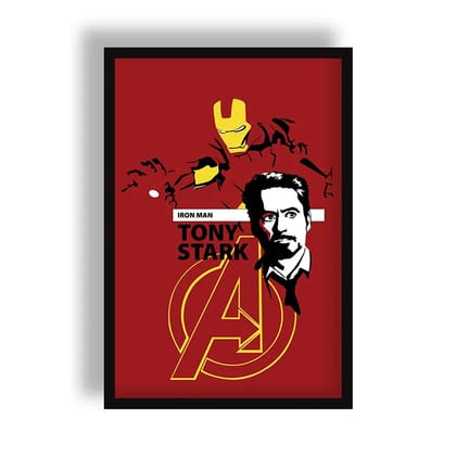 Iron Man Avengers Movie | Poster | Frame | Canvas-Small (20 x 30 CM) / Poster