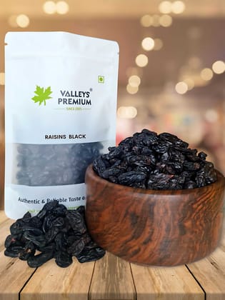 Valleys Premium Afghani Black Raisins 400 Grams