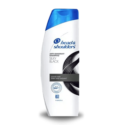 Head & Shoulders Silky Black Anti Dandruff Shampoo, 340 ml Bottle