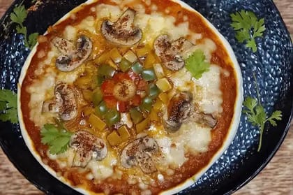 Mushroom Pizza __ Medium [8 Inches, Serves 1]