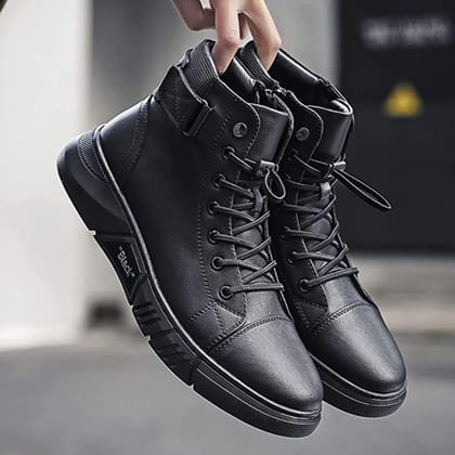 Mens Stylish Synthetic Boots-6