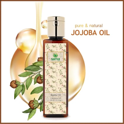 Jojoba Oil - Cold Pressed Carrier for Hair Growth | Hair Strength-100ml