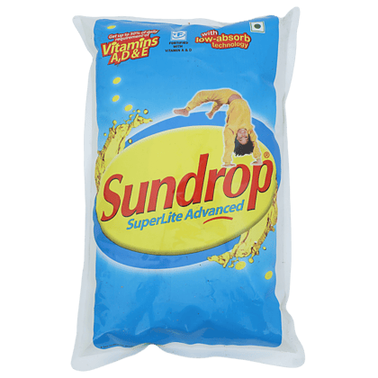 Sundrop Sundrop Super Lite Advanced - Sunflower Oil Pouch, 1 L Pouch