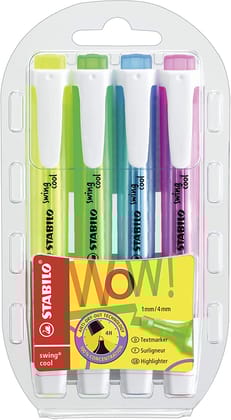 Stabilo Swing Cool Highlighters Wallet of 6
