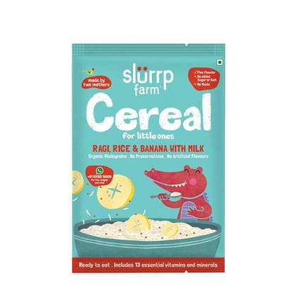 TRIAL PACK - Ragi & Rice Cereal: Banana (No Sugar), 50g