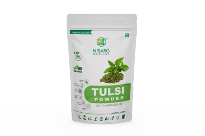 Nisarg Organic Farm Tulsi Powder-500g