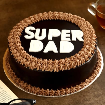 Super Dad Chocolate Cake Eggless Half Kg