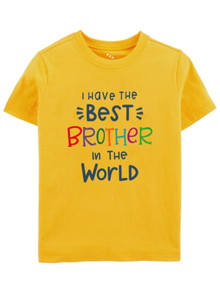 Best Brother - Tee-1-2 years / No / Yellow